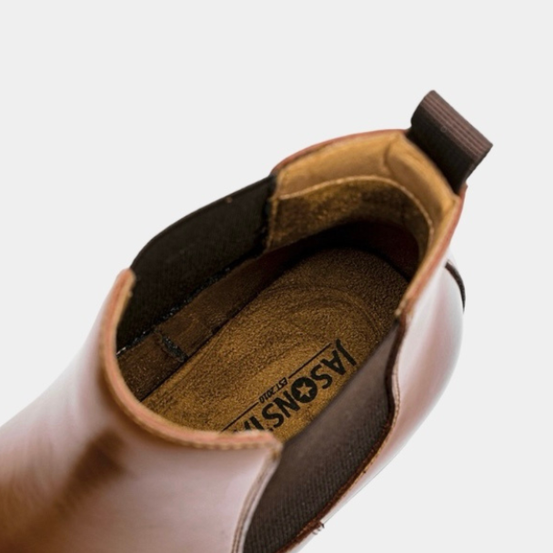 OLD MONEY Leather Boots