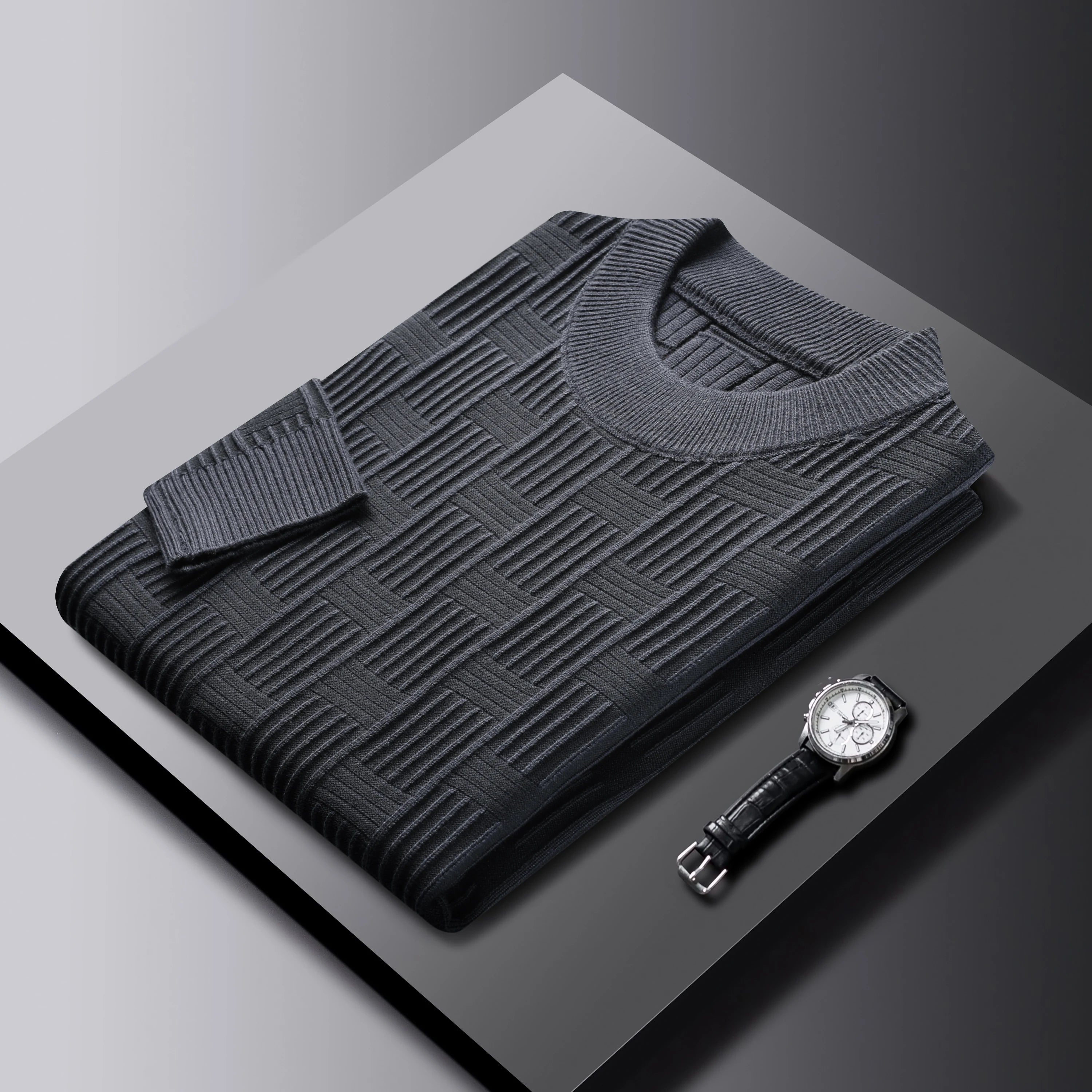 Knitted sweater men's