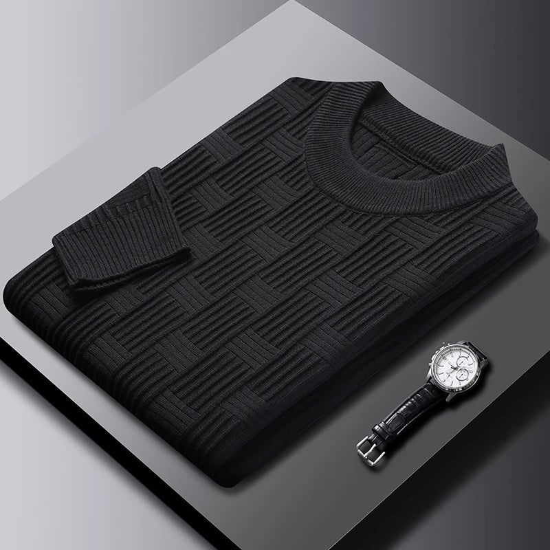 Knitted sweater men's