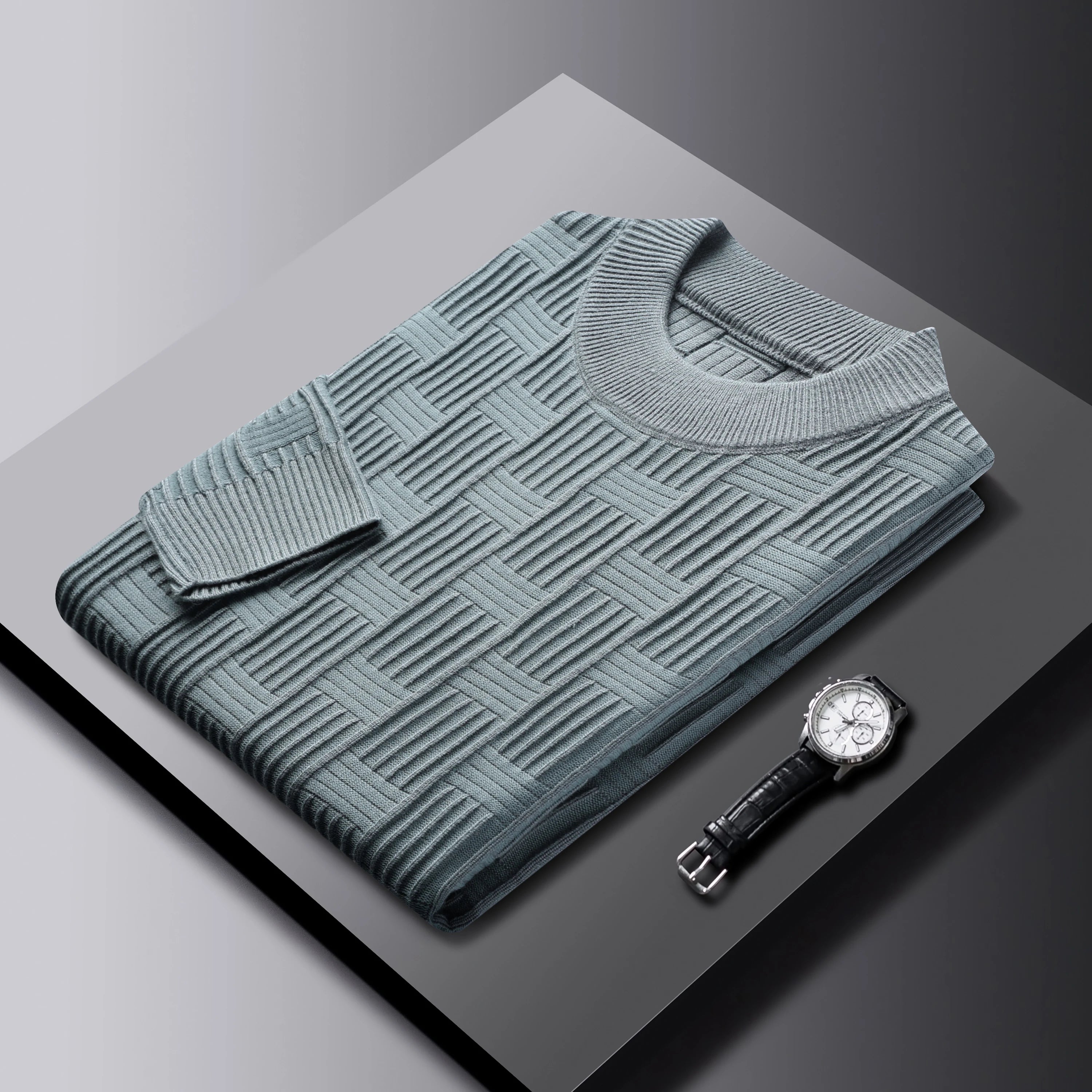 Knitted sweater men's