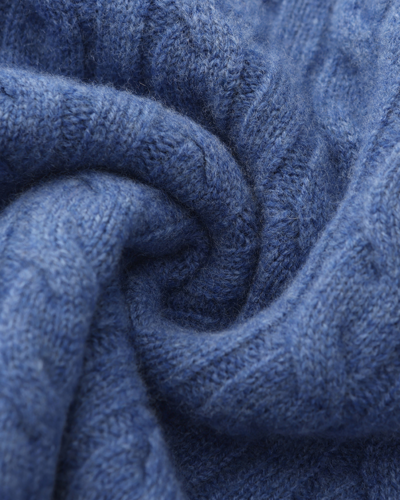 Cashmere Woven Half Zip