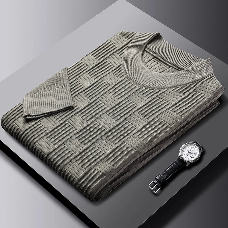 Knitted sweater men's